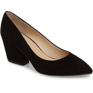 Botkier Stella Block Hill Suede Pumps